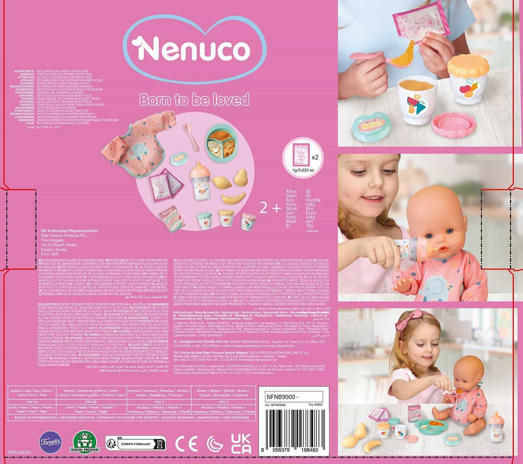 nenuco comiditas accesorios (famosa - nfnb9000)