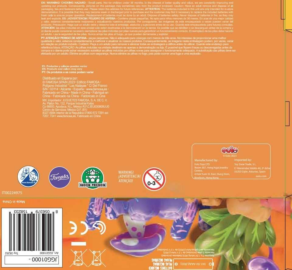 jiggly pets pixie el conejo saltarin  (famosa - jgg01000)