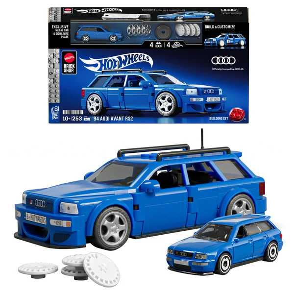 mega hot wheels speed audi rs2 (mattel - jgr28)