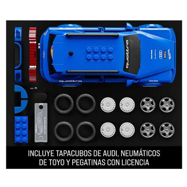 mega hot wheels speed audi rs2 (mattel - jgr28)