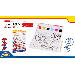 spidey libro dibujo acuarelas (sp24355)