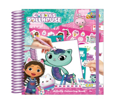 gabby´s dollhouse libro dibujo actividades (gd24356)
