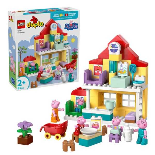 lego duplo peppa pig casa familiar (lego - 10467)