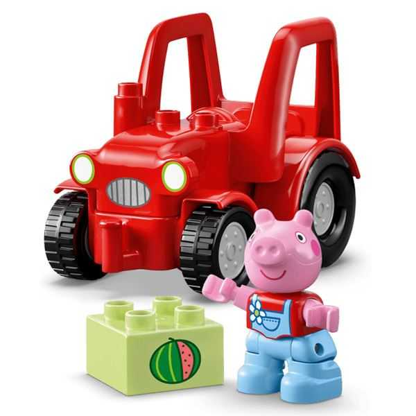 lego duplo peppa pig tractor y mercado (lego - 10468)