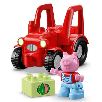 lego duplo peppa pig tractor y mercado (lego - 10468)