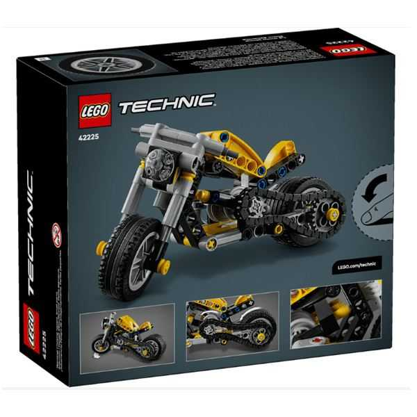 lego technic moto amarilla (lego - 42225)