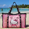 hello kitty bolso playa rejilla 69x39 cm (new import  licencias- nw1543)