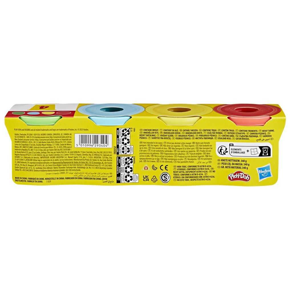 playdoh pack de 4 botes (hasbro b5517eu4 ) playdoh pack de 4 botes (hasbro b5517eu4 )