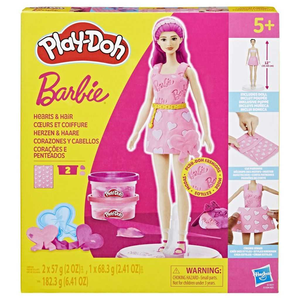 play-doh barbie diseÑador de muÑecas surtidas (hasbro - g13545l0)