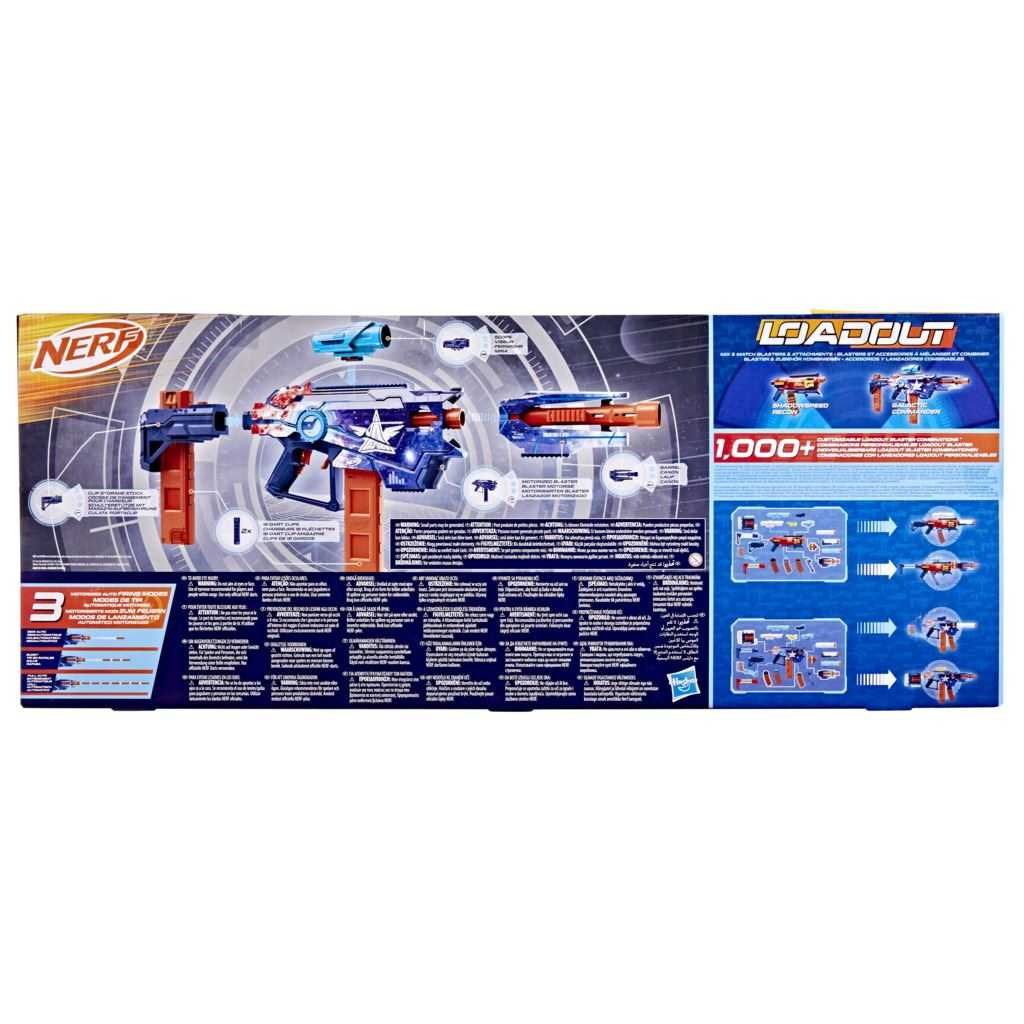 nerf load out galactic commander (hasbro - g15804n0)