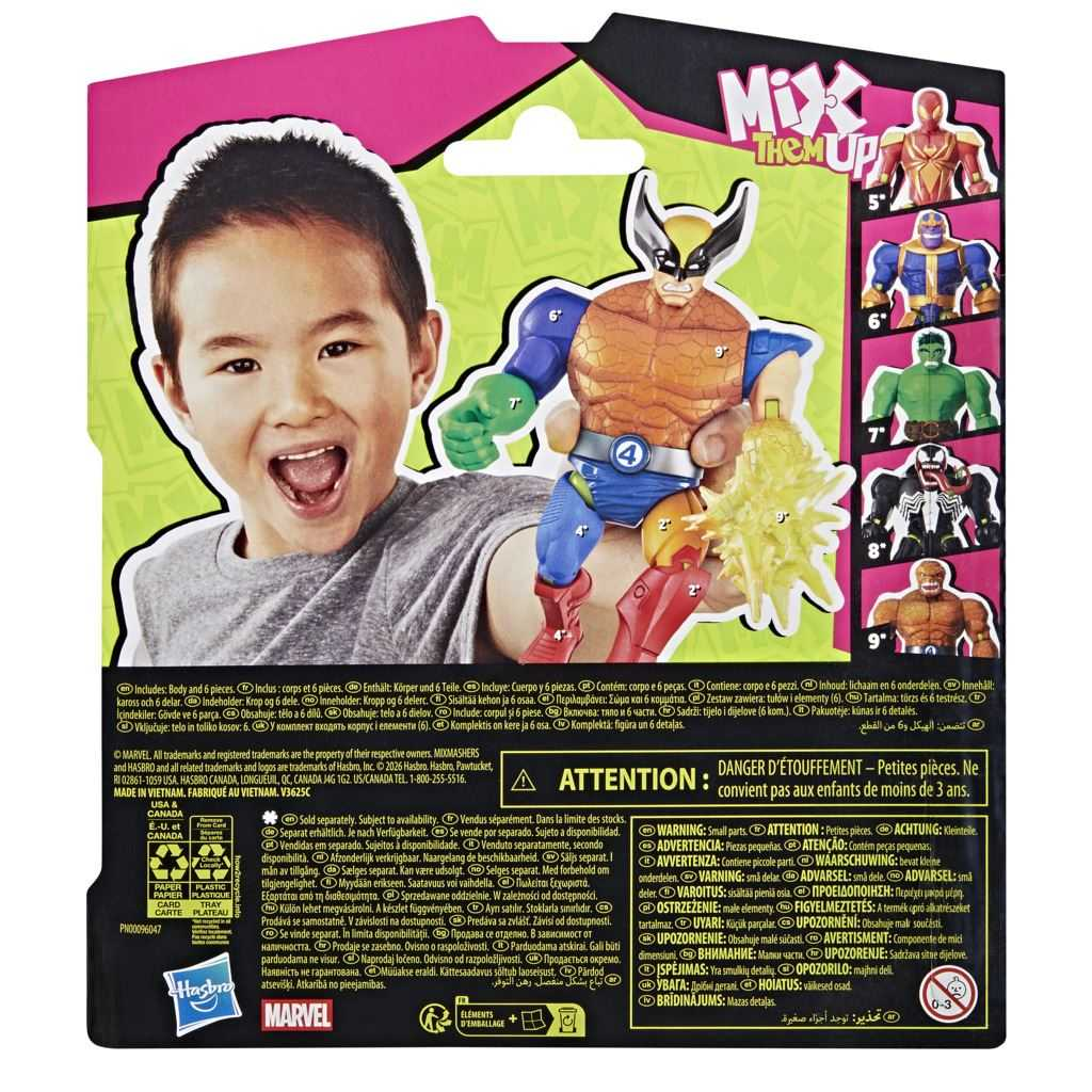 spiderman figuras mixmashers basicas surtidas (hasbro - f92055l0)