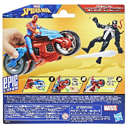 spiderman moto aracnida (hasbro - f68995l2)
