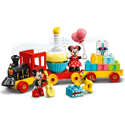 lego duplo tren cumpleaÑos de mickey y minnie (lego - 10941)