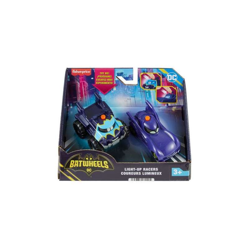 fisher-price batwheels 2 coches luces ( mattel - hml25 )