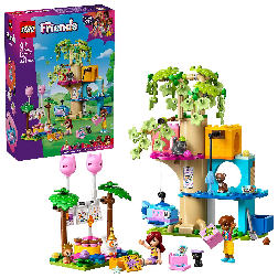 lego friends fiesta de cumpleaÑos y casa de arbol felina (lego - 42666)