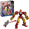 lego marvel armadura robotica de iron man vs ultron (lego -76307)
