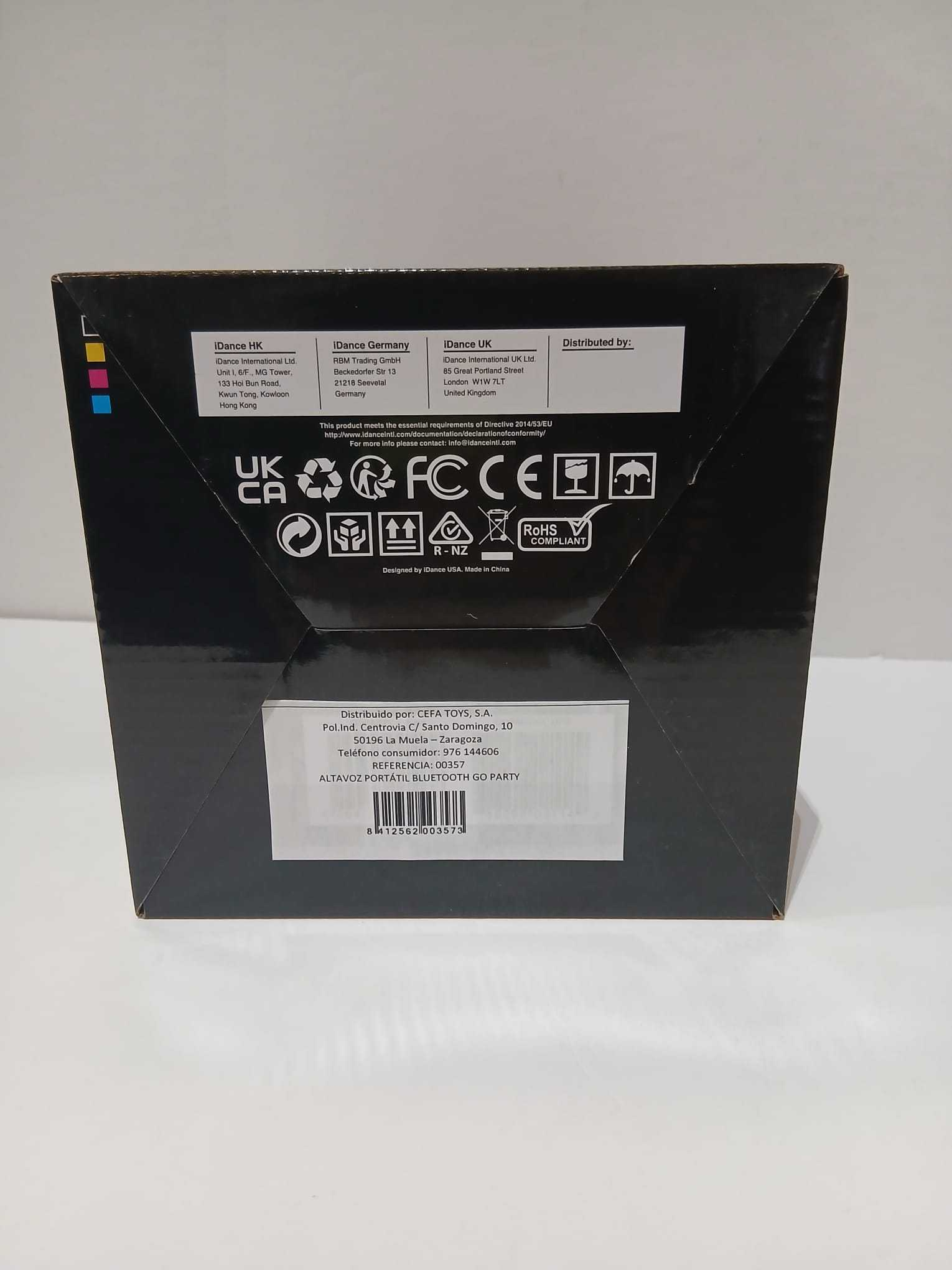 idance altavoz portatil bluetooth party (cefa - 00357)