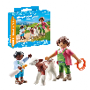 playmobil granjera con ternero (71803) playmobil granjera con ternero (71803)