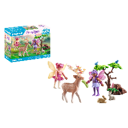 playmobil starter pack hadas con animales del bosque (71800)