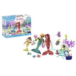 playmobil starter familia de sirenas (71469)