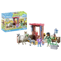 playmobil starter veterianria de granja (71471)