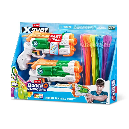 x-shot water pack 2 pistolas bunch o ballons (zuru - 56601)