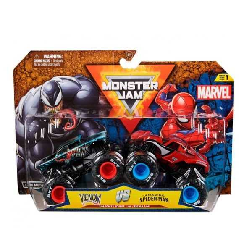 monster jam 1:64 iron man vs war machine (spin master - 6070555)
