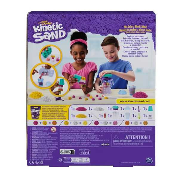kinetic sand batidora smoothies (spin master - 6075121)