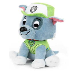 paw patrol peluche 15 cm rocky (spin master - 6058442)