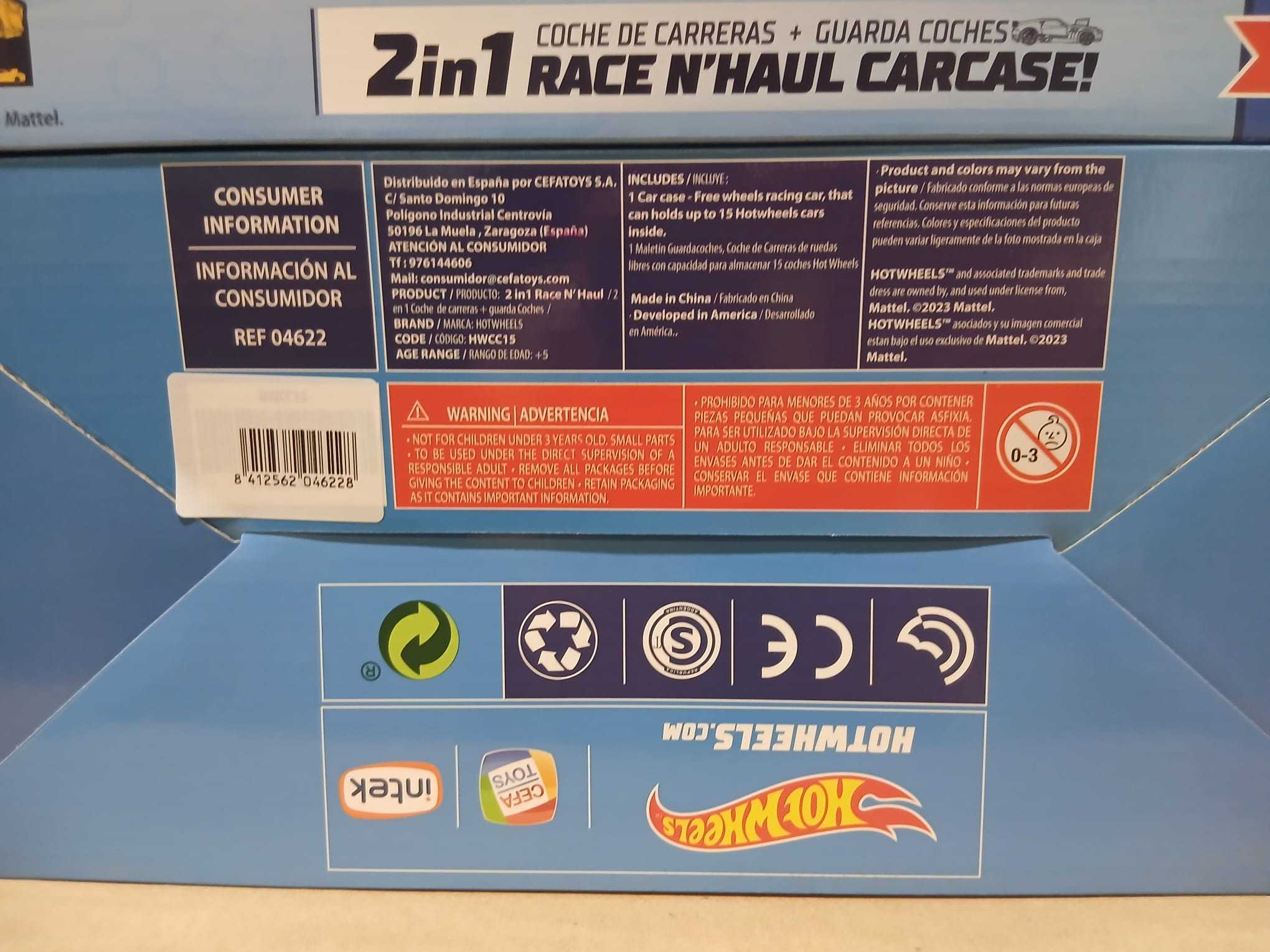 hot wheels coche de carreras 2 en 1 (cefa - 04622)