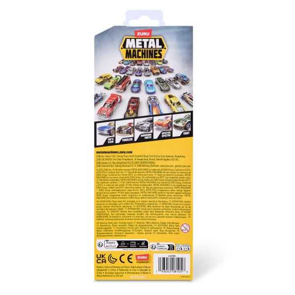 zuru metal machines pack 5 coches surtidos (zuru - 6709)