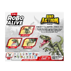 zuru robo alive raptor con sonido dino action (zuru - 7172)