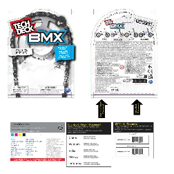 tech deck bmx single pack surtido  (spin master - 6028602)