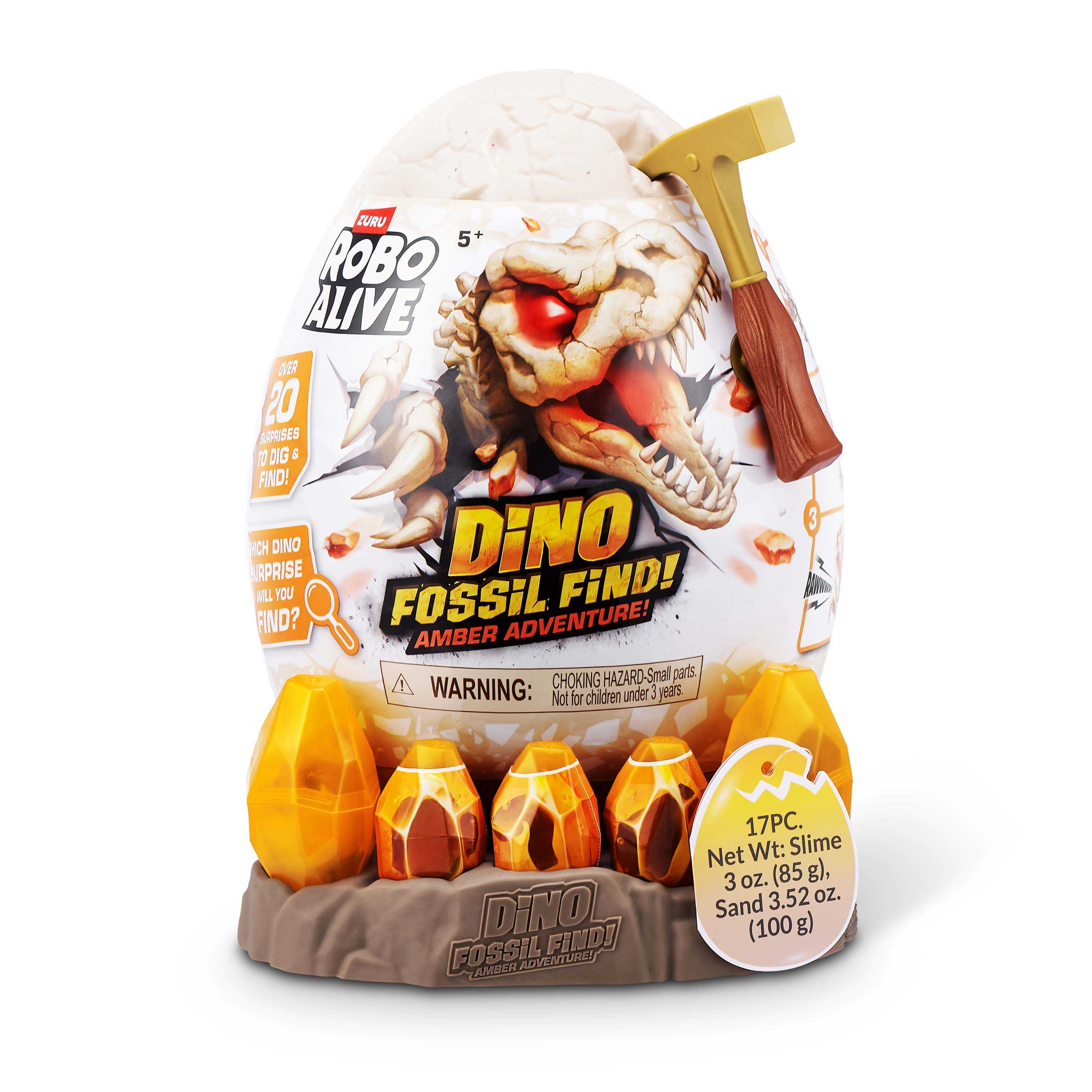 zuru robo alive set construye tu dino fossil find (zuru - 71153)