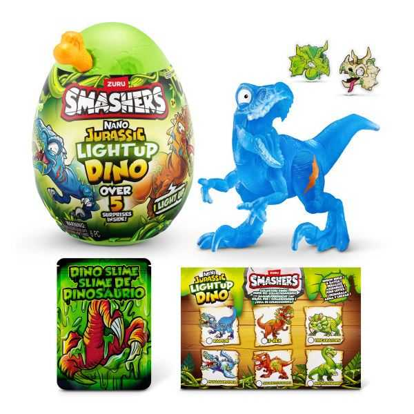 zuru smashers dino huevo pequeÑo sorpresa (zuru - 74132tq1)