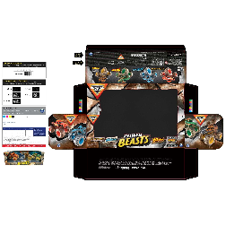 monster jam surtido die cast 1:64 pack 4 (spin master - 6053860)