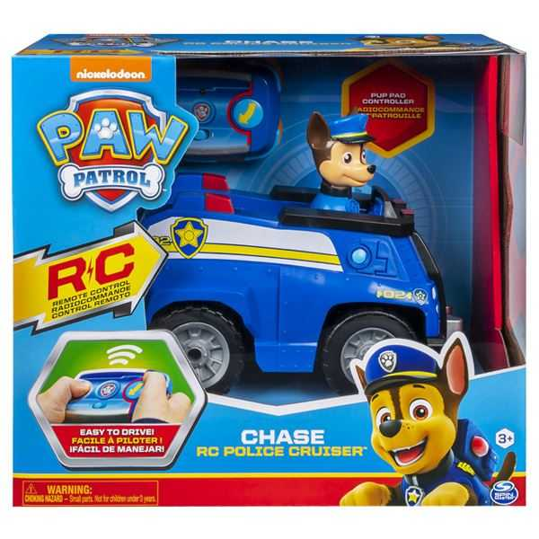paw patrol vehiculo r/c chase ( spin master - 6054190 )