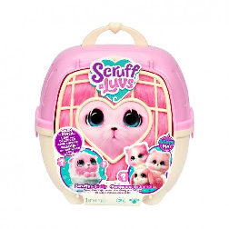 moose scruff a luvs peluche pet rosa (moose toys - 30326)