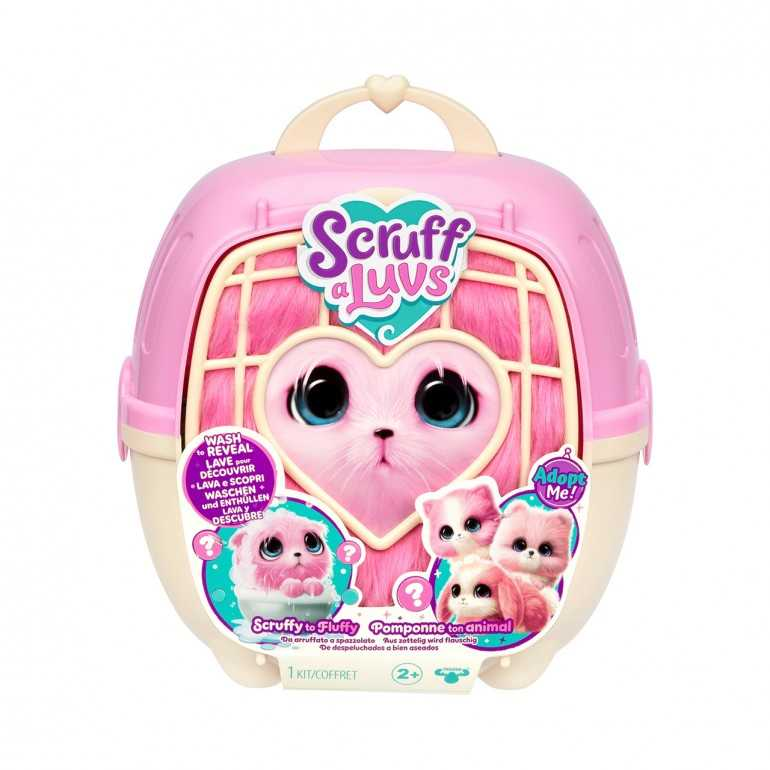 moose scruff a luvs peluche pet rosa (moose toys - 30326)