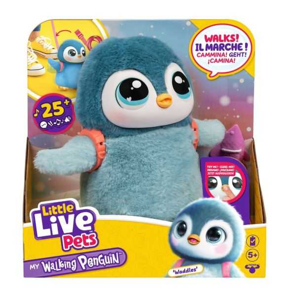 moose little live pets my pet penguin (moose toys - 26535)