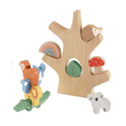 fisher-price arbol balanceo madera (mattel - hxt87)