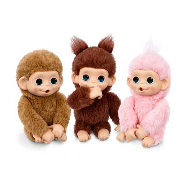 moose little live pets my baby monkey minis (moose toys - 26729)