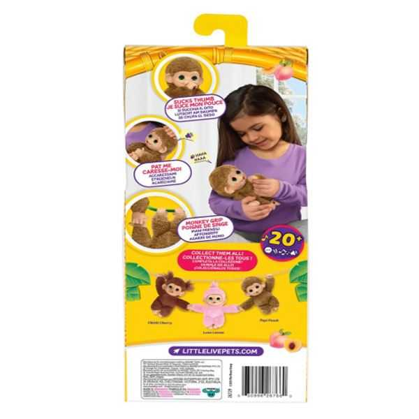 moose little live pets my baby monkey minis (moose toys - 26729)