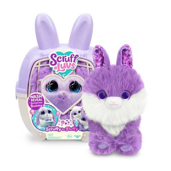 moose scruff a luvs peluche pet bunnies (moose toys - 30331)