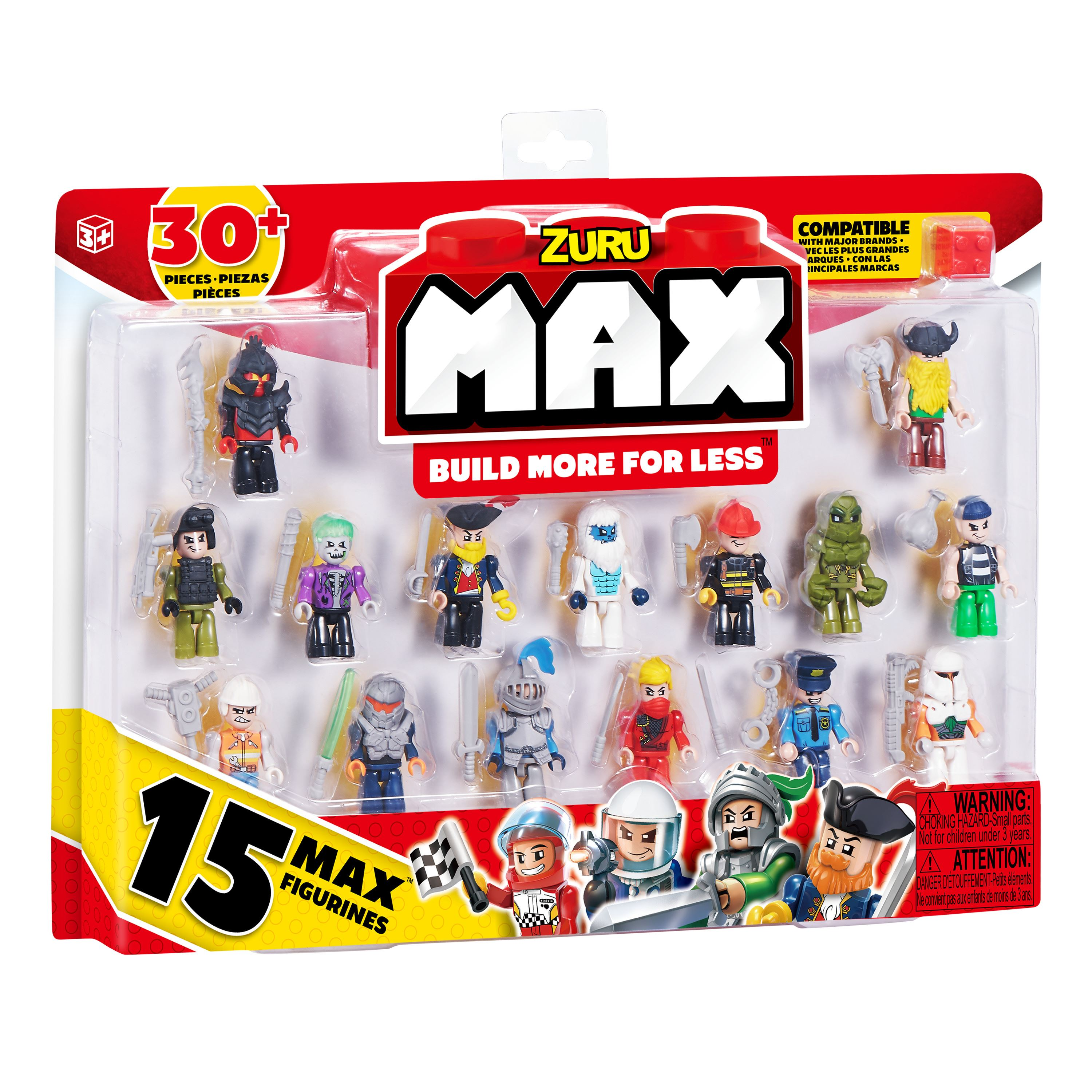 zuru max build pack 15 mini figuras (zuru - 8344)