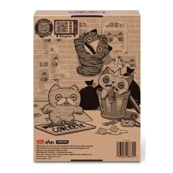 zuru fuggler peluche 23 cm alley cats surtidos (zuru - 15752)