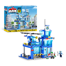 zuru max build set policia 321 piezas (zuru - 83163)