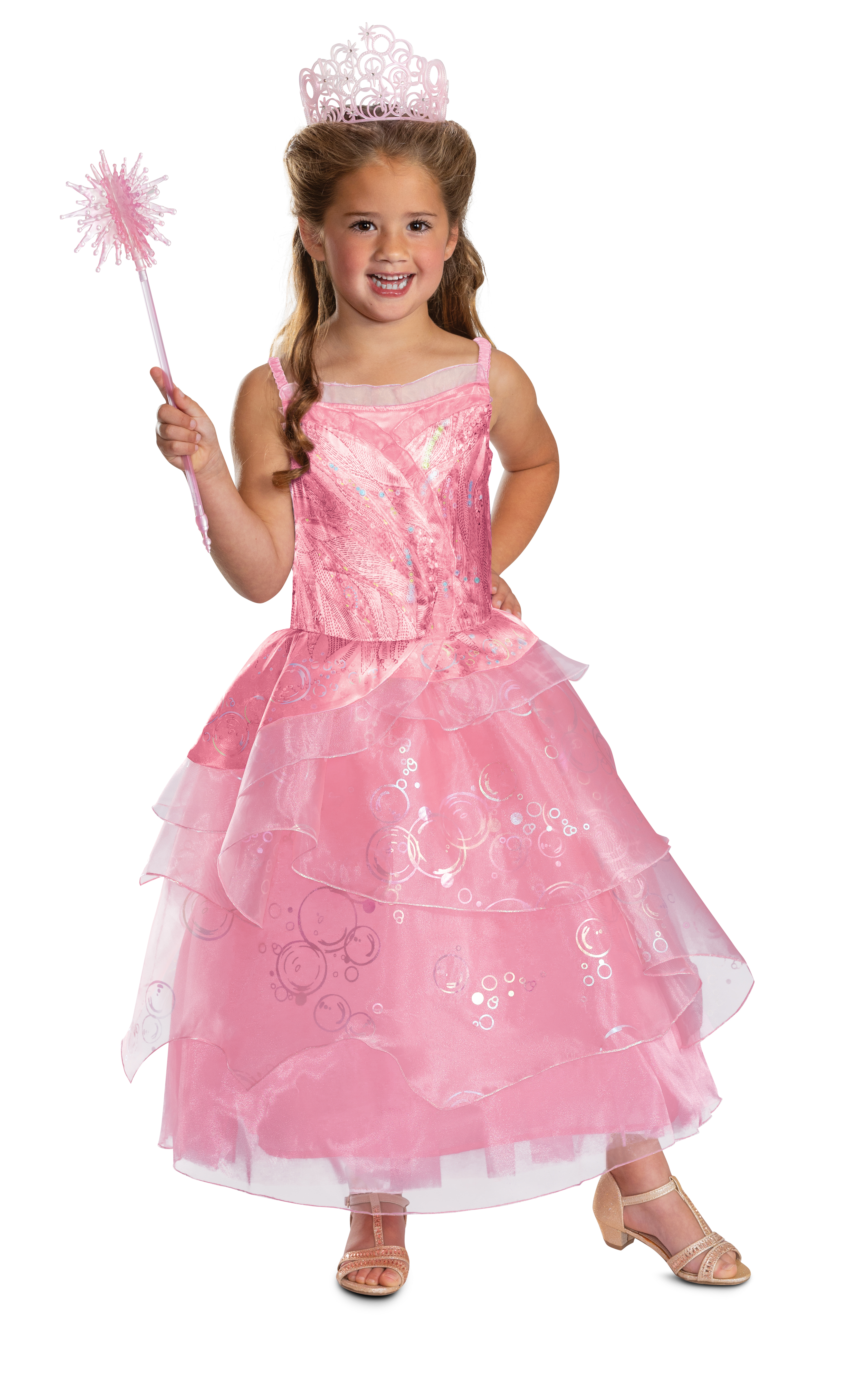 wicked glinda pink disfraz deluxe-t-m ( jakks pacific - 167009k-eu)