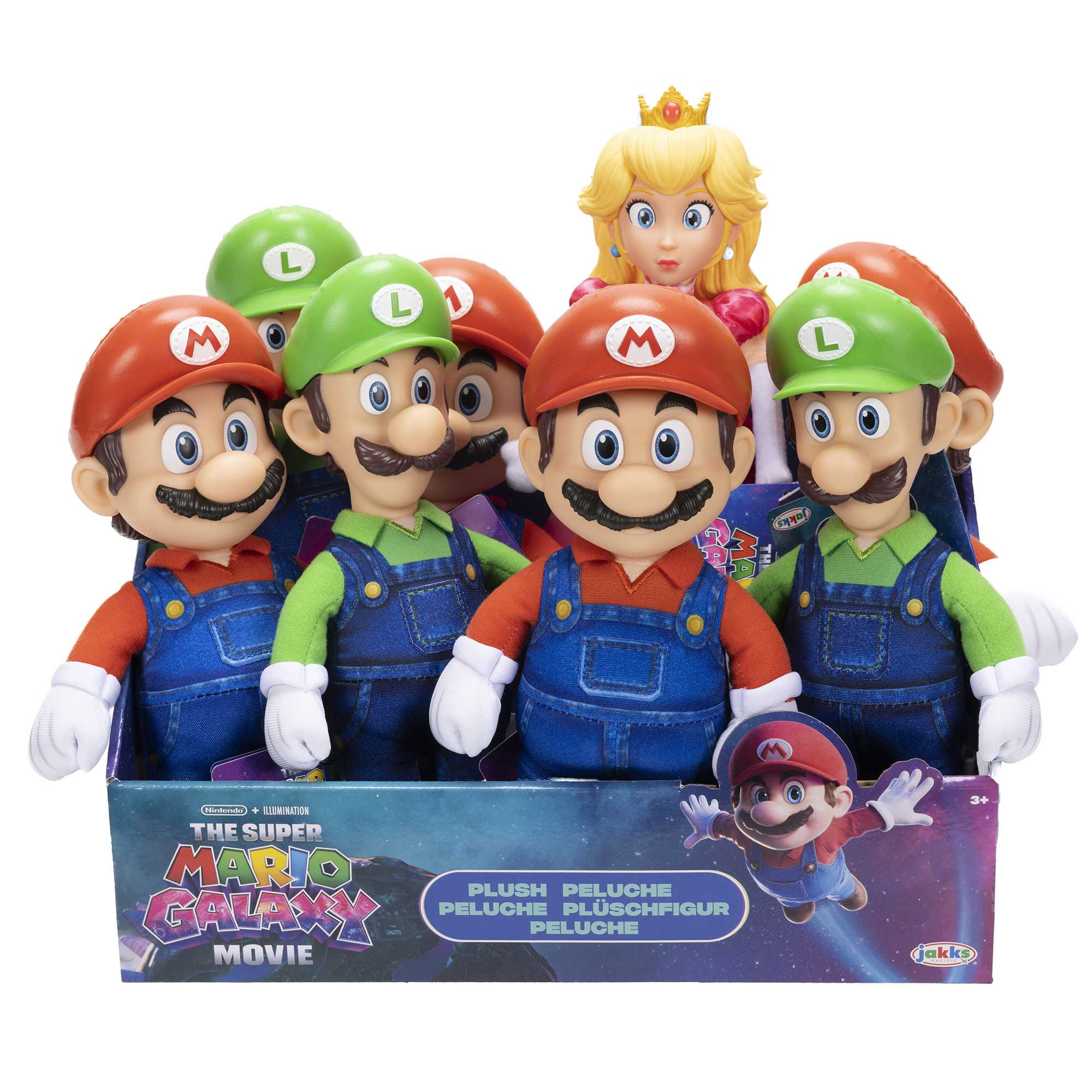 super mario galaxy peluches premium 25 cm surtidos (jakks pacific - 432354)