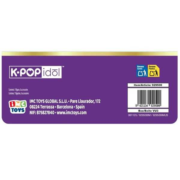 k-pop idol muÑeca fashion mina con accesorios (imc toys - 929500)